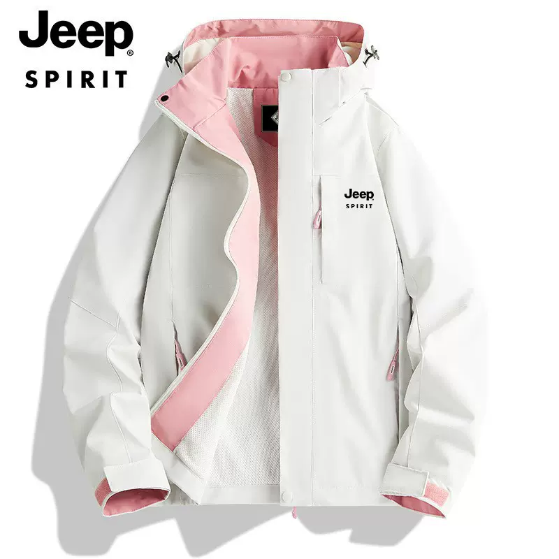 2023秋冬新款情侣服装休闲防风防水男女单层工作服户外夹克