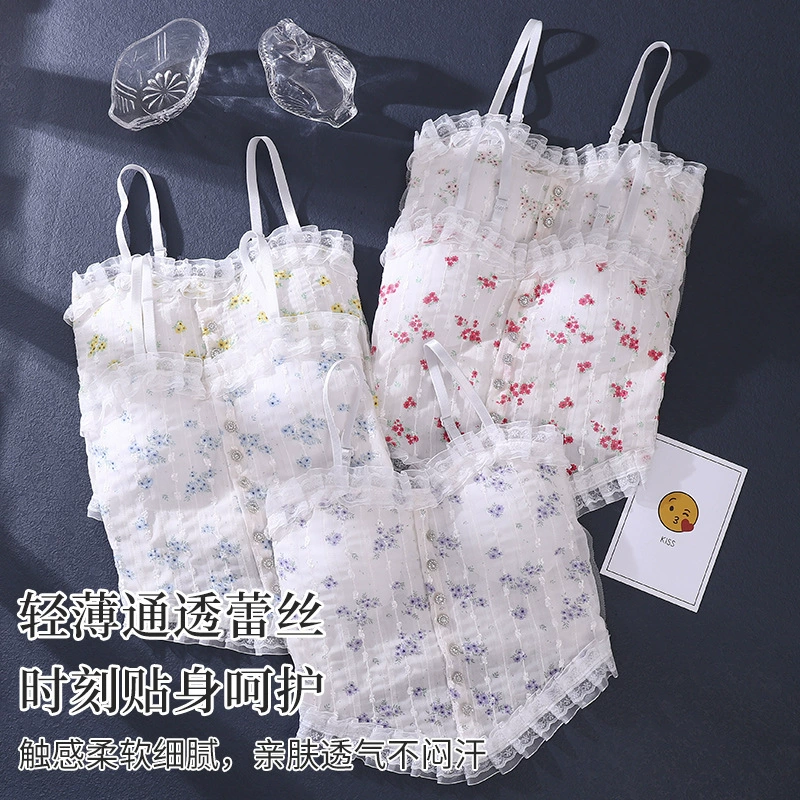 Lace tube top, breathable sexy protective underware, beautiful back