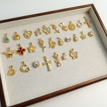 �~����ɫ΢��ʯ��������ʮ�ּ�diy����朶��С�����~���