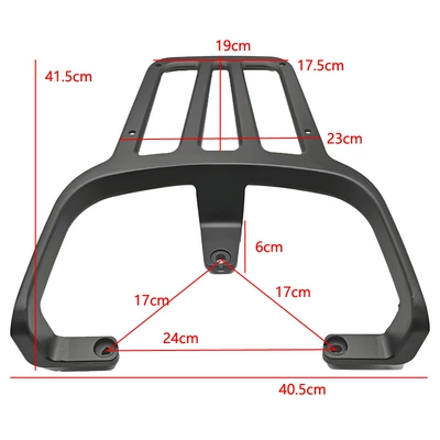 Other Electric Vehicle Accessories: rear shelf tail box rack - dajiang-aluminum-shelf