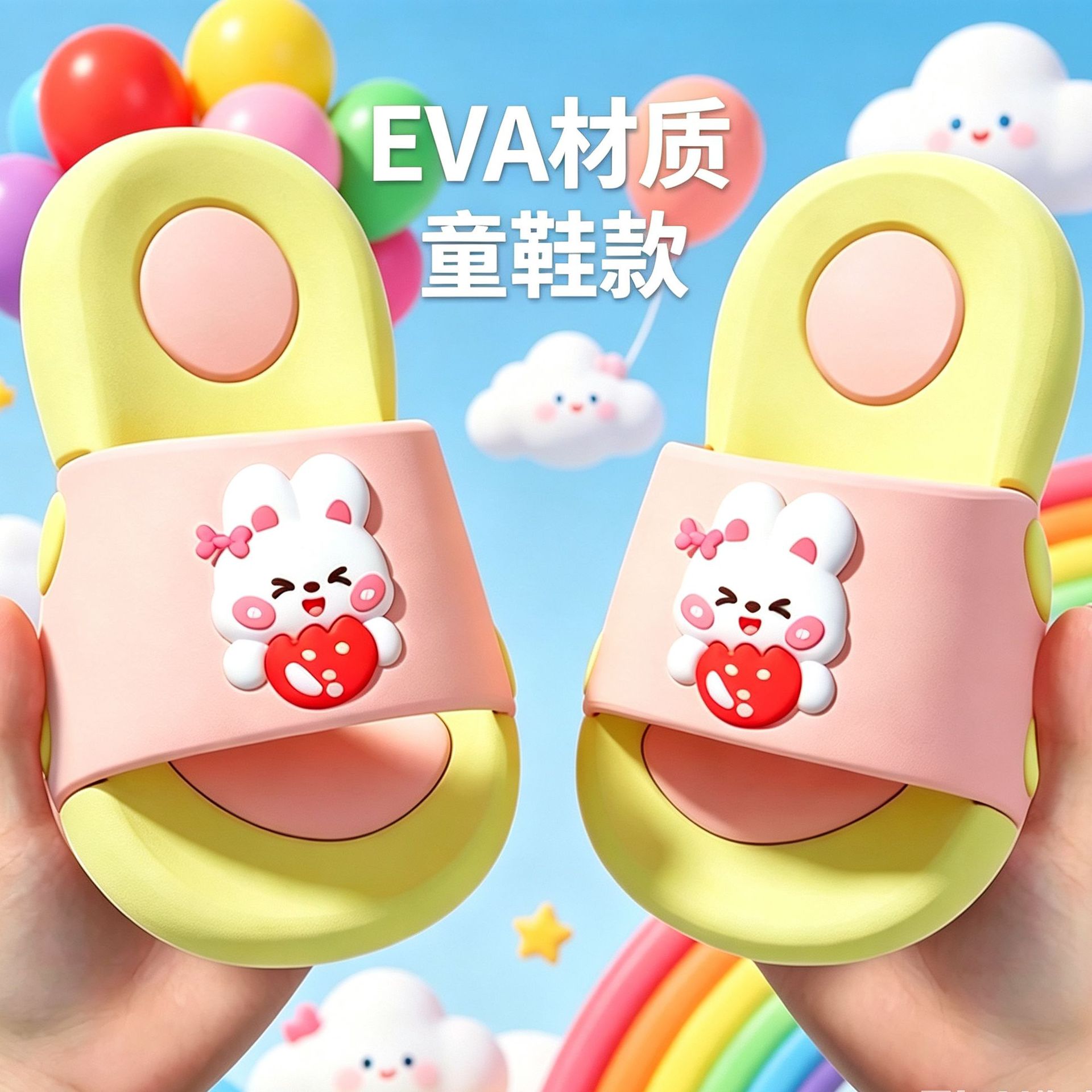 Cartoon children's cute slippers
