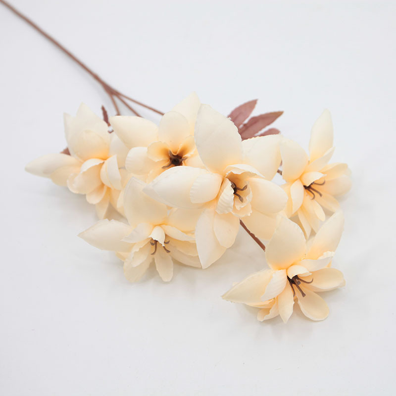 Flor Artificial Xiyan decoración de la boda fila piso de flores de seda Camelia plomo camino de la boda accesorios de fotografía vestido de flores falsas al por mayor