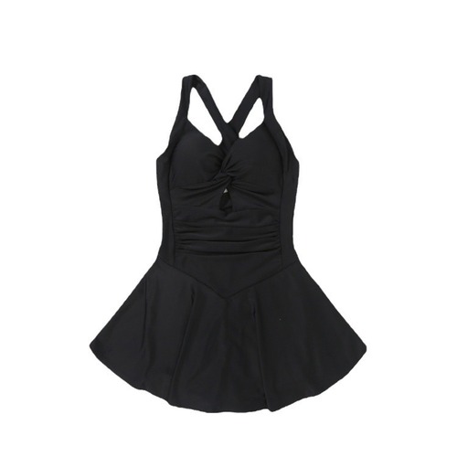 Women's New Hot Selling Swimsuit, One-Piece Dress Style, Small Bust, Fresh and Contouring, Plus Size, Conservative, Slimming, Abdomen Covering, Hot Spring Manufacturer