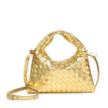 高级感手工编织包饺子包2025新款手提斜挎包通勤休闲腋下手提包