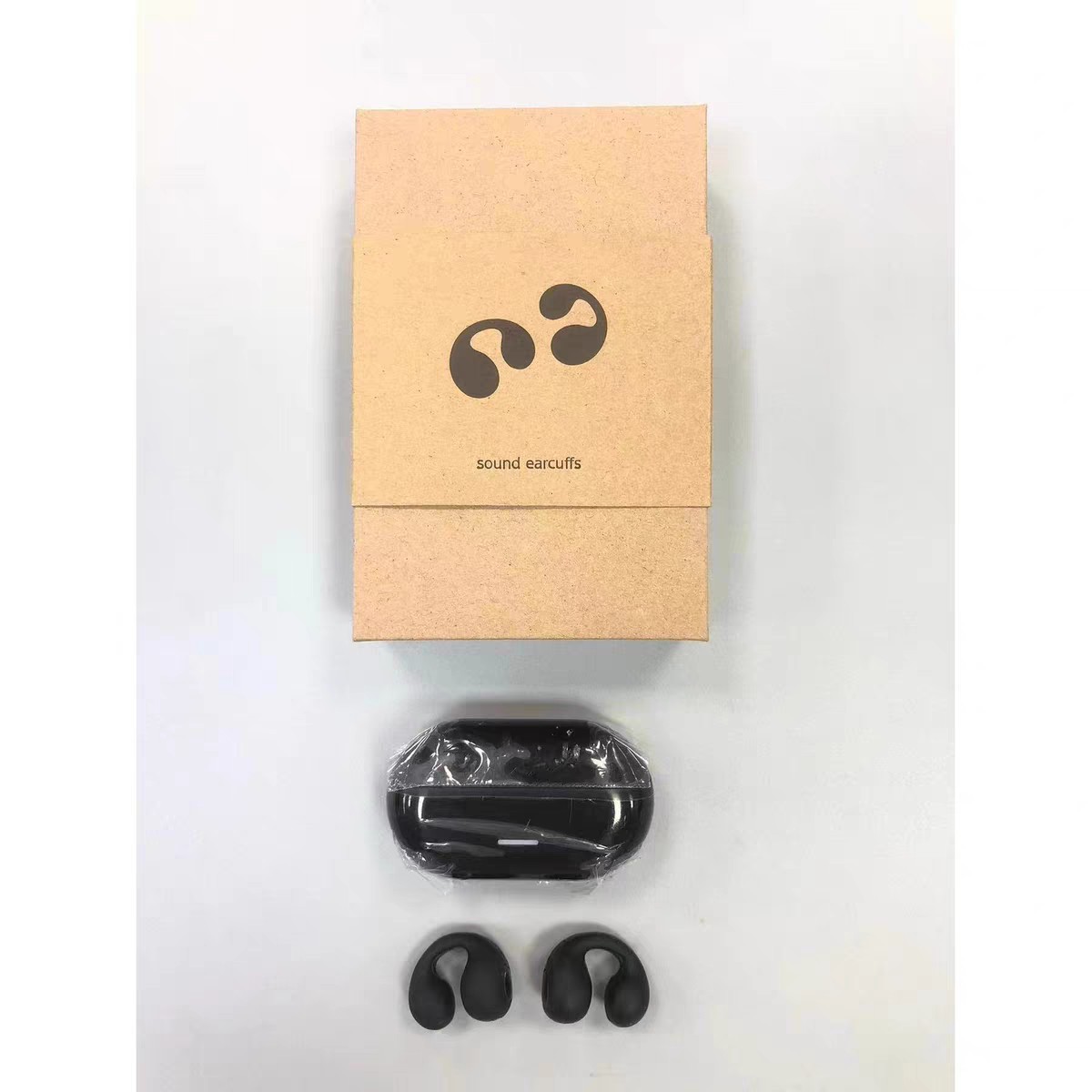 7500 Clip-On Earphones A50 Clip-On Earphones Kraft Paper Packaging with Protective Board 0.5 Ear Clip Type