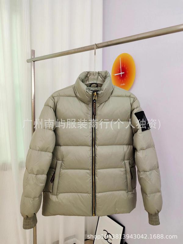 外贸秋冬新款高品质加厚立领男女同款羽绒服时尚宽松休闲百搭外套|undefined