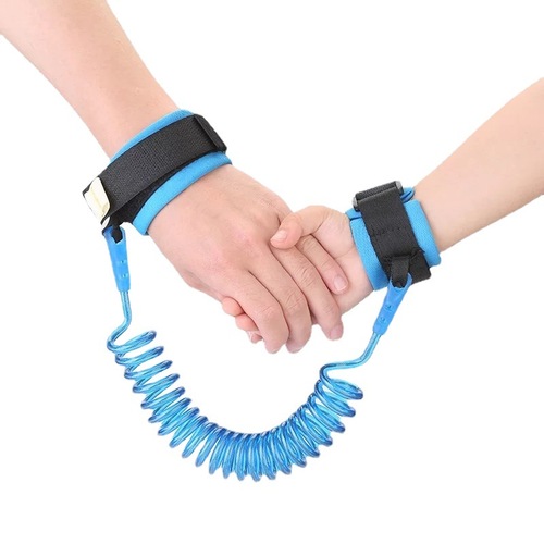 Child travel supplies anti-lost strap with pull cord anti-loss rope children anti-loss protective strap anti-wandering wristband