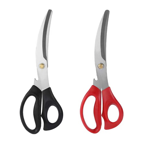 Korean stainless steel barbecue scissors clip set charcoal grilled buffet clip steak scissors chicken chop scissors