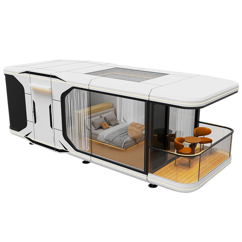 Área escénica al aire libre cápsula espacial móvil popularidad en línea Residence Resort Hotel Star Room Camping Space Capsule Office Smart