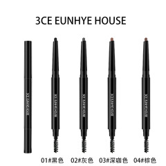 3ce eunhye house自動眉筆防水汗防止無脱色ダブルヘッド極細眉筆メーク卸売り新