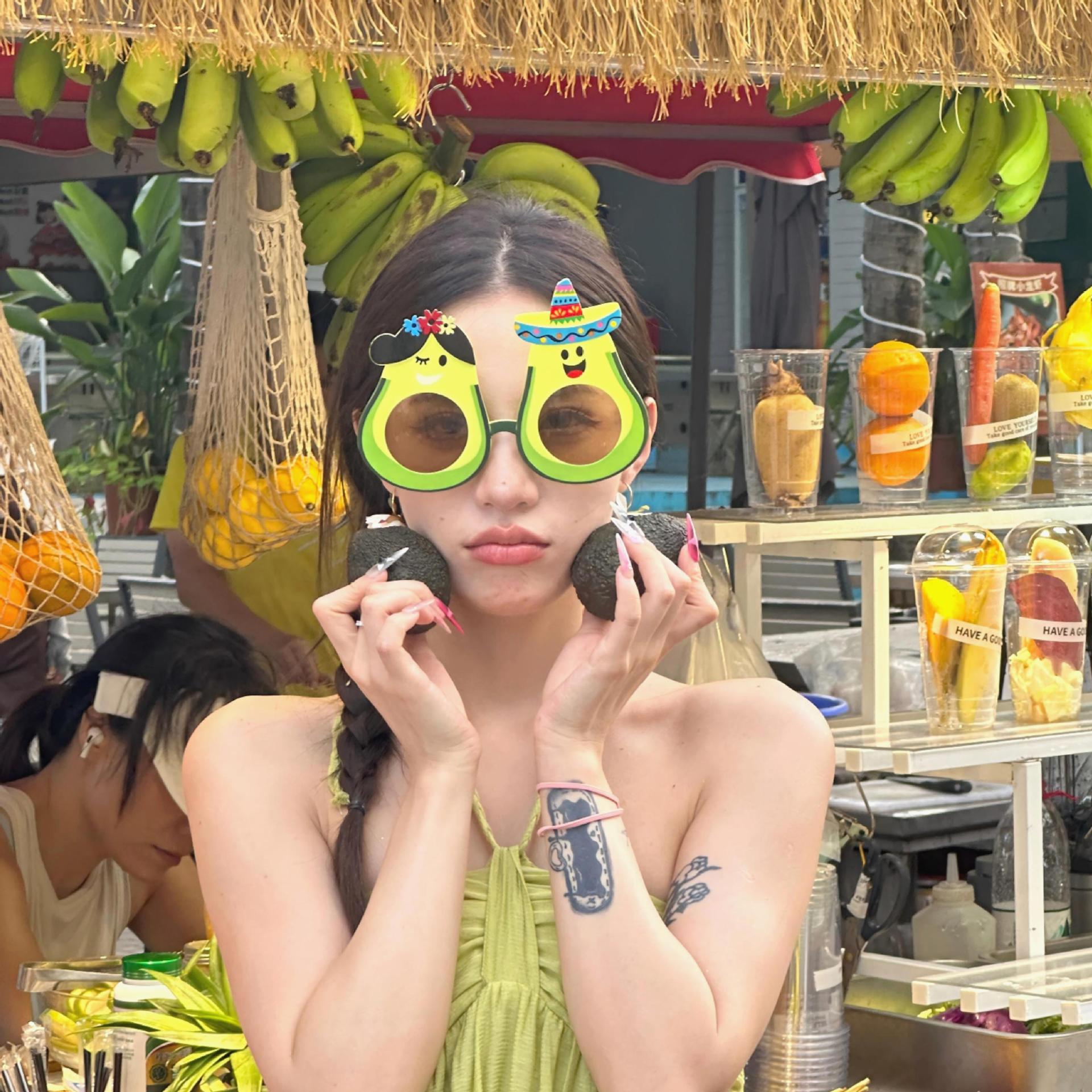 Gafas de Fiesta con Temática Hawaiana, ABS, Divertido, Decorativo, para Fiestas en la Playa y Festivales de Música