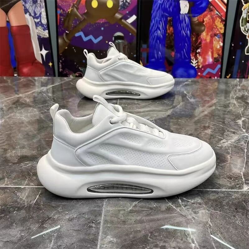 Air Kissen Weiße Schuhe Frühling Neue Männer S Beliebte Dad Plattform Turnschuhe Weiche Sohle Casual_voghion.com