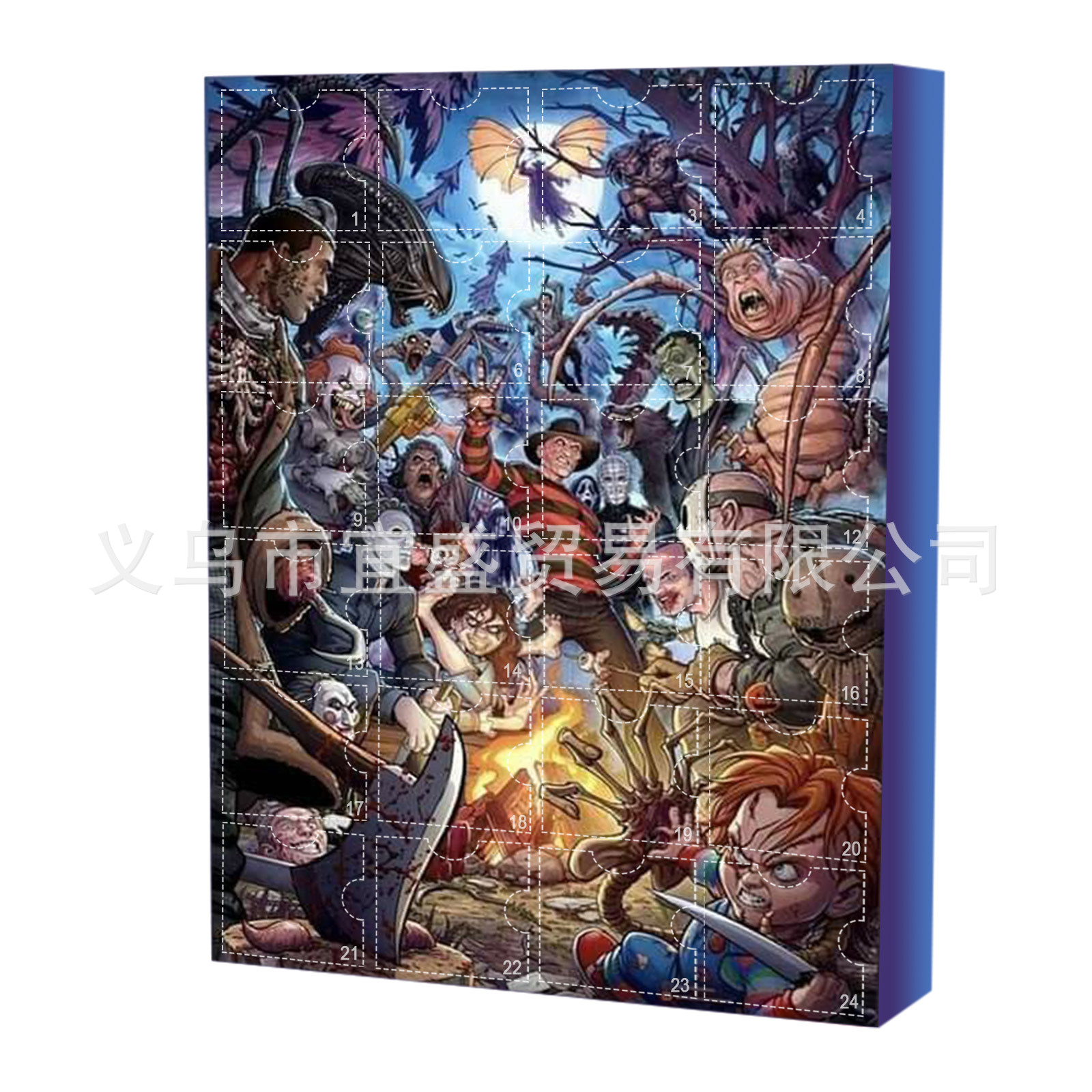 24 cuadrícula caja ciega diseño decoración muñeca caja ciega diseño