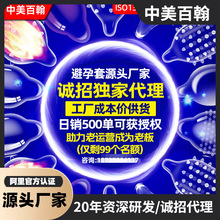 源头工厂三只装白金幻久助勃男神避育套Condoms避孕套定制OEM