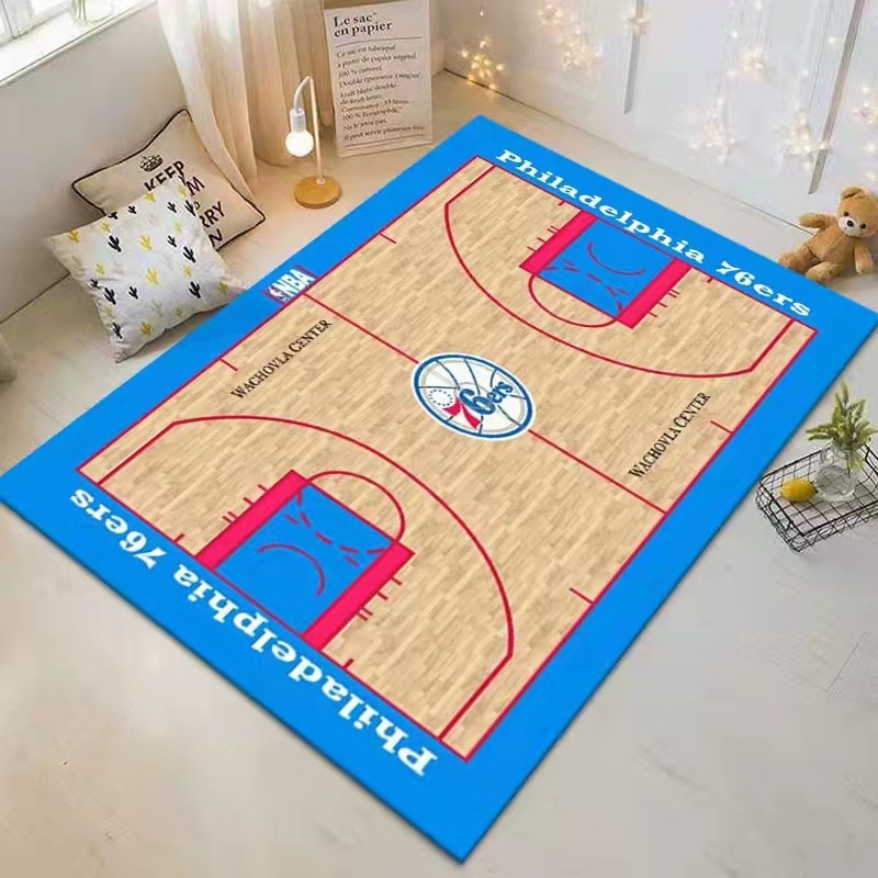 Inicio manta de fútbol sala terciopelo de cristal antideslizante habitación de los niños actividad decoración alfombra de piso B & B Hotel tema habitación se puede establecer