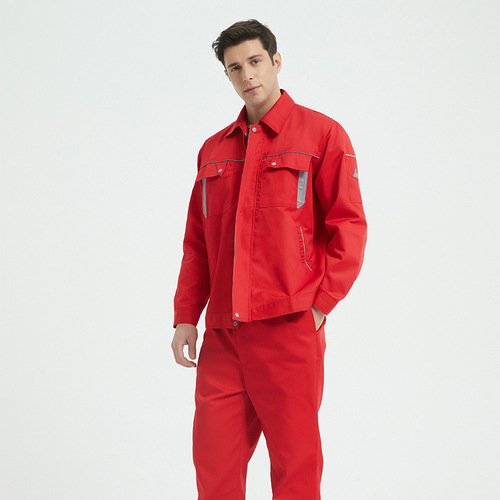 Anti-static workwear set for men and women, long-sleeved, suitable for spring and autumn, electronic workwear, split anti-static suit, wholesale