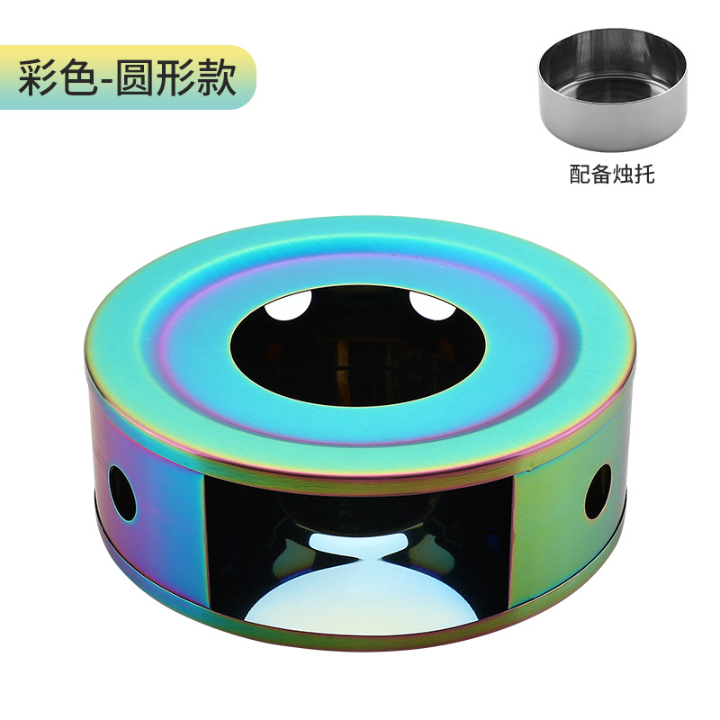Estilo coreano de acero inoxidable té calentador hogar al aire libre estufa té cocina calefacción base té calentador ventas directas de la fábrica en stock