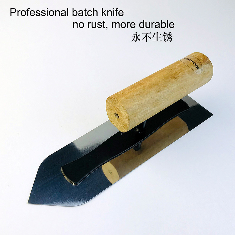 高级不锈钢尖头收光刀超弹超薄批刀艺术漆抹子质感涂料弹力抹泥刀