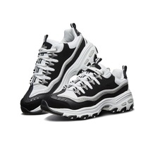 2023斯思凯奇熊猫鞋经典休闲百搭男女增高运动老爹鞋黑白时尚