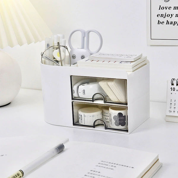 Rabbit, pens holder, white storage box