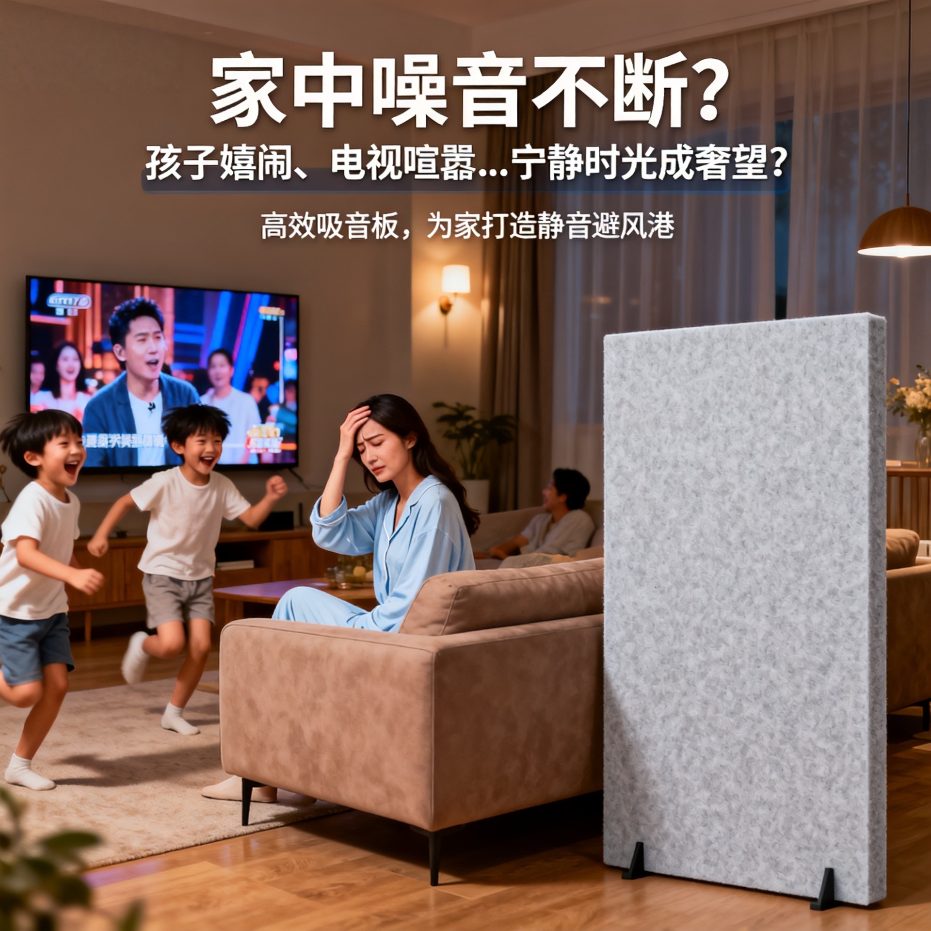 Factory Direct Sales and Wholesale of High-Efficiency Sound-Absorbing Panels for Indoor Home Theaters, Gyms, Noise Reduction, and Sound Absorption in Home Bedrooms