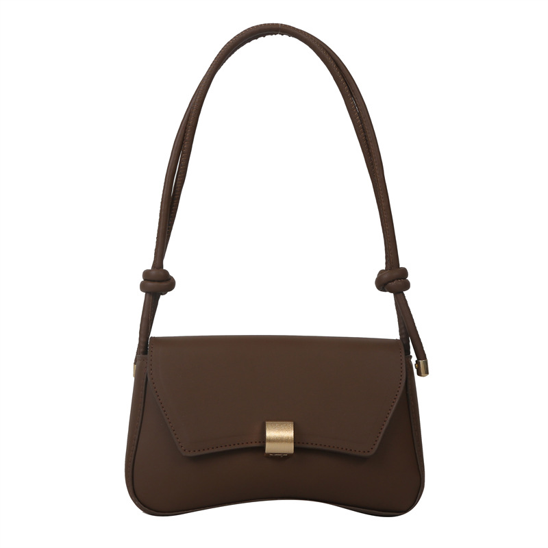 Bolso de alta sensación para mujeres 2025 nuevo bolso de palo retrógrado bolso de brazo de la chica de estilo extranjero bolso de hombro