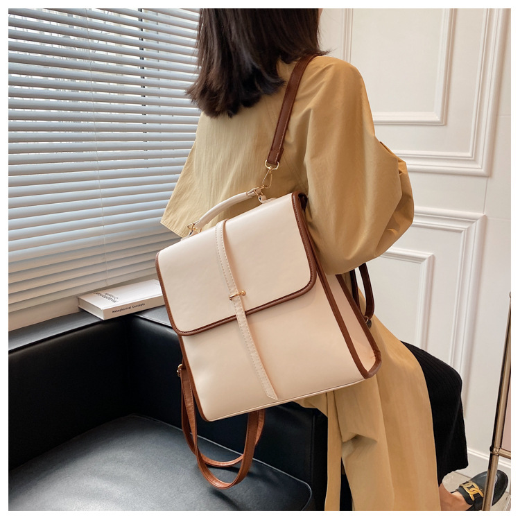 Fashion Large-capacity Square Backpack Wholesale Nihaojewelry display picture 6