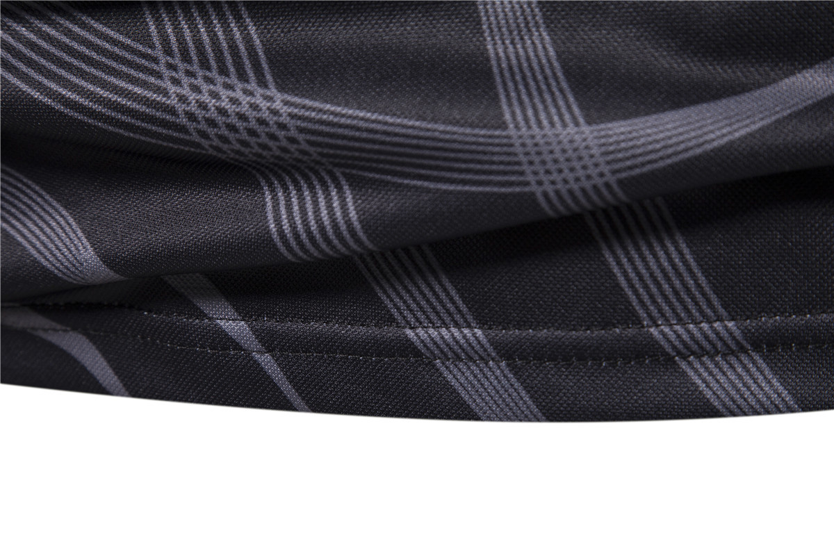 Nuova polo casual estiva con maglietta a maniche corte da uomo con stampa a righe_voghion.com