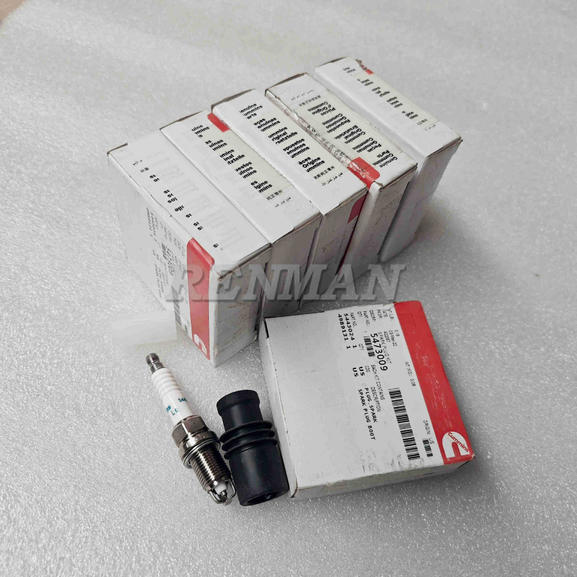 适用康明斯电源点火系统发动机火花塞5473009 燃气发动机5443024