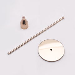 北歐鐵藝跨境燭台輕奢金屬擺件浪漫婚慶餐桌蠟燭杯燭光晚餐家居