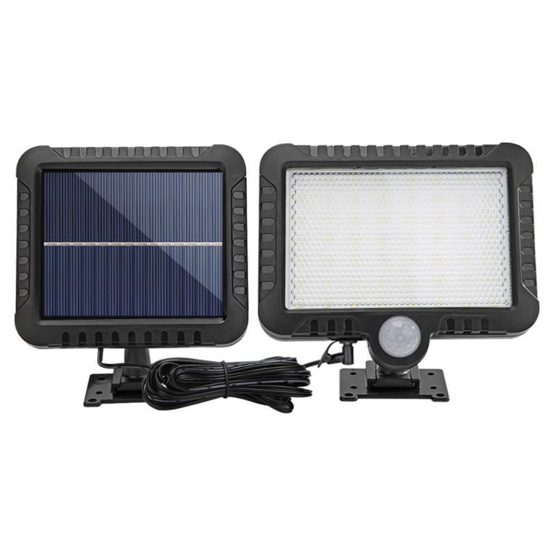 Solar-powered human-sensing outdoor split-type courtyard light, solar-charging wall lamp, garage lighting streetlight
