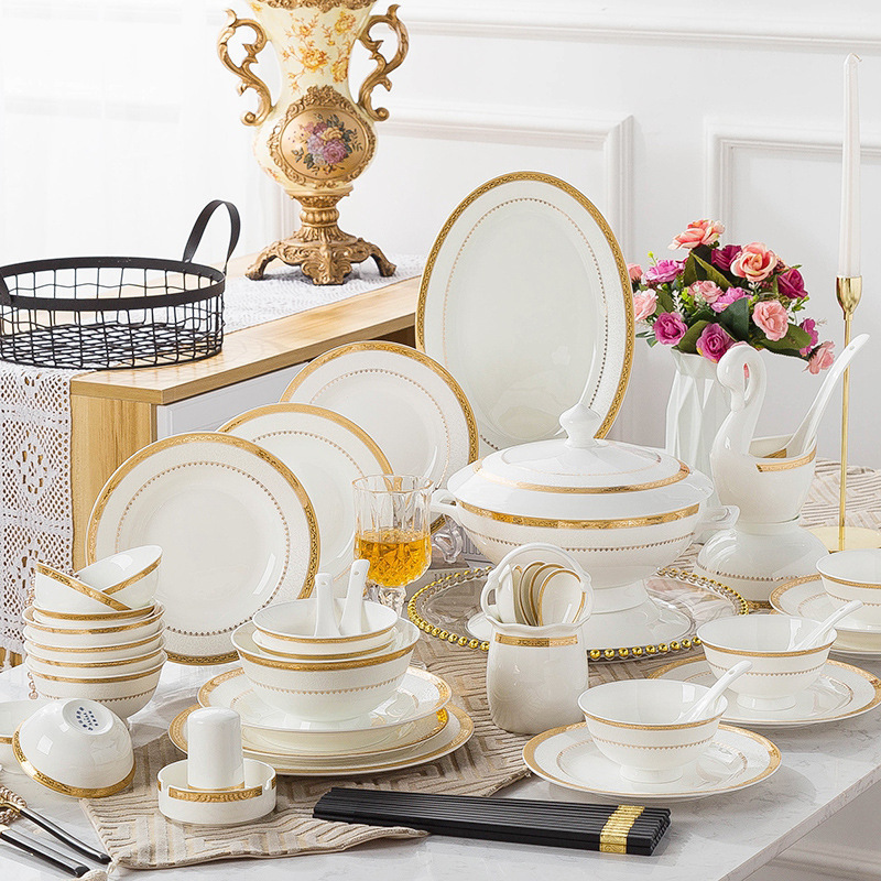 Customized Ceramic Dishes Wholesale Affordable Gift Boxes Sample Porcelain Personal Household Points Redemption Promotional Gifts Benefits