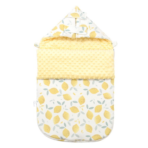 Baby Anti-Spasm Sleeping Bag Autumn/Winter Thicken Dual-Use Newborn Swaddle Blanket Baby Dou Dou Blanket Cross-Border