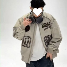新款冬季羽绒服2024款刺绣棒球外套美式鸭绒情侣休闲宽松保暖冬装