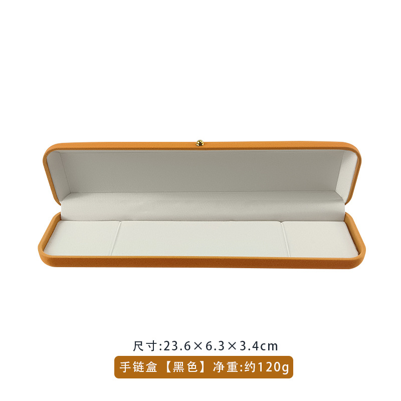 Caja de joyería de floquete caja de embalaje anillo pendientes brazalete colgante caja de joyería caja de regalo personalizada