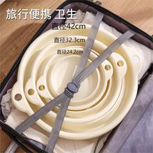 可折叠脸盆宿舍家用学生洗衣盆婴儿盆子便携式旅行大中小号塑料盆