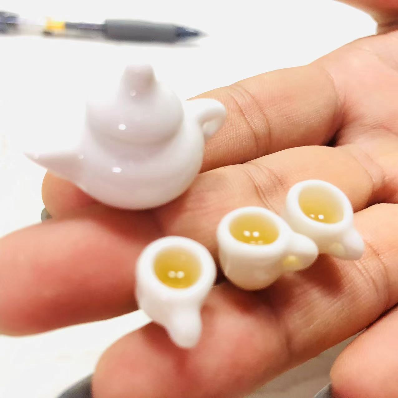 1:12dollhouse ģ�ͷ�������ʳ�泡���辰������������մɲ��