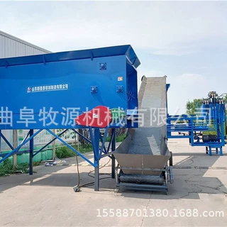 下沉式青贮打包机厂家 鲜草套袋打包机 卧式青储饲料方捆打包机