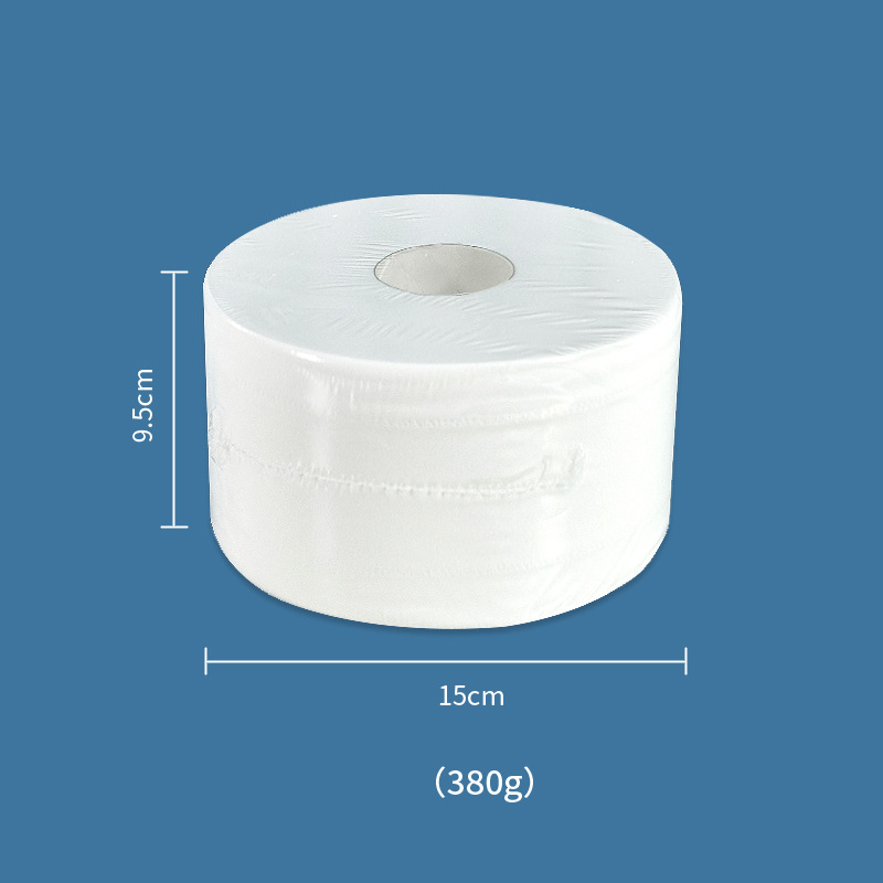 12 platos de papel de bombeo central, inodoro comercial, rollo de papel grande, caja completa al por mayor, papel higiénico de extracción central de dos pisos