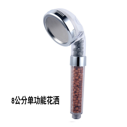 Manufacturer supplies SPA three-speed negative ion shower head water-saving filter detachable shower head shower