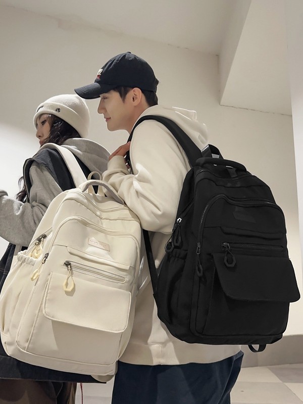 Viaje nueva mochila ligera, tendencia de alta capacidad, mochila escolar de escuela secundaria, moda coreana, mochila versátil simple image 3