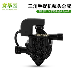 Triangle household full-automatic portable high-pressure washer car wash machine pump head assembly repair accessories 220V volts