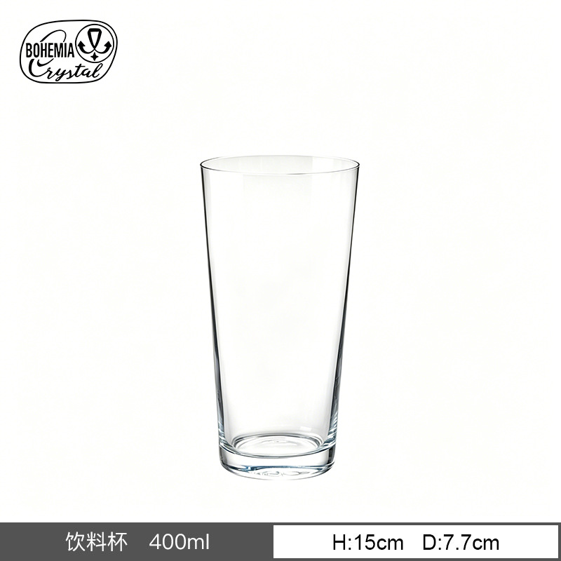 Tazas de cristal importadas de la República Checa, tazas de cerveza comerciales de lujo ligeras, tazas de bebida de jugo domésticas personalizadas, cristal checo al por mayor image 12