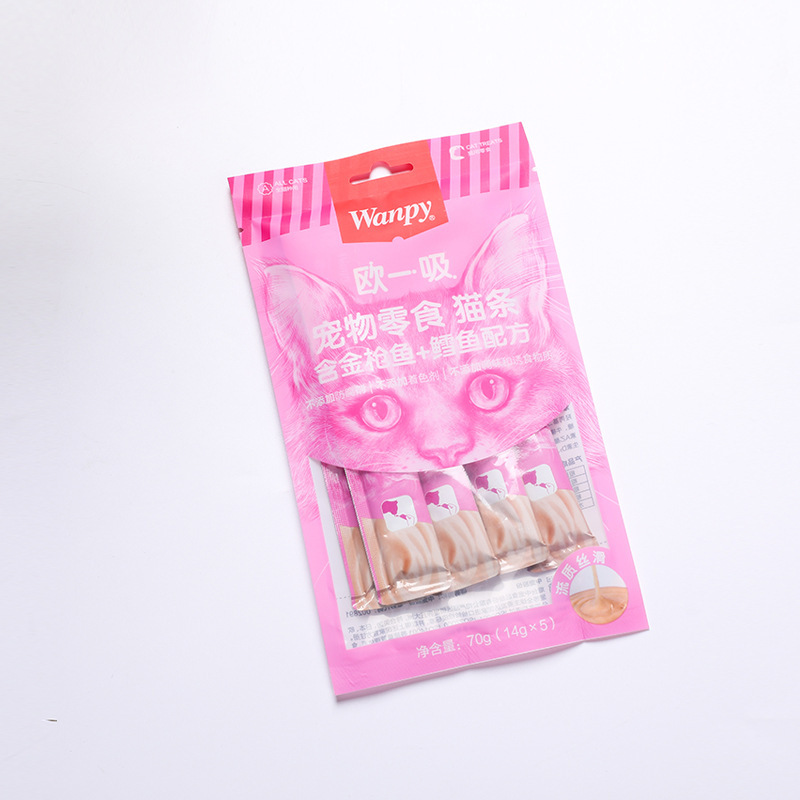 Oyi succión de barras de gato - atún + bacalao 14g * 5