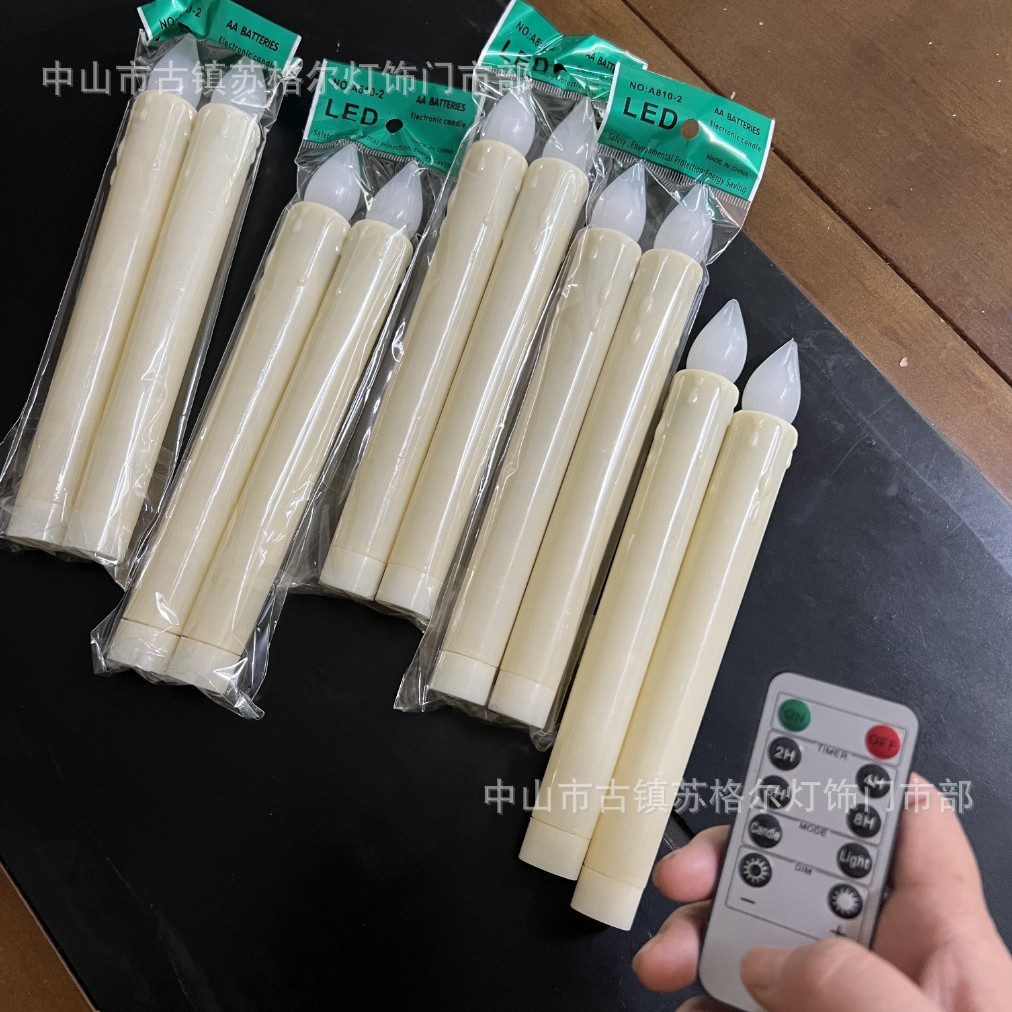 LED电子蜡烛灯仿真石蜡摇摆蜡烛道具酒吧婚庆餐厅浪漫餐桌蜡烛灯