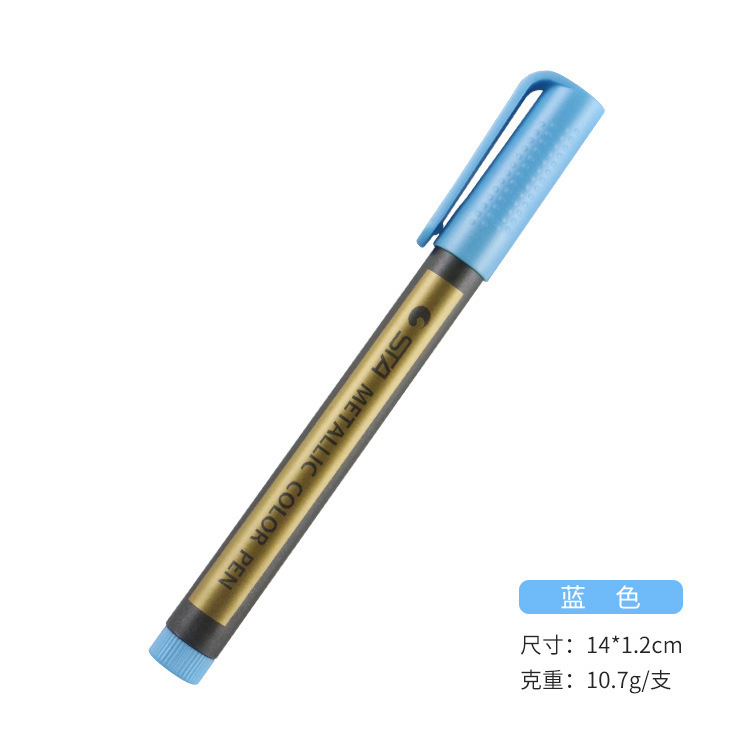 STA 8151 metal acuoso acrílico marcador de pintura marcador de 2 mm rápido secado resaltador impermeable