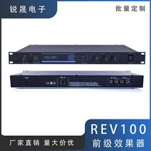 REV100 专业效果器舞台演出会议数字混响防啸叫混响前级效果器