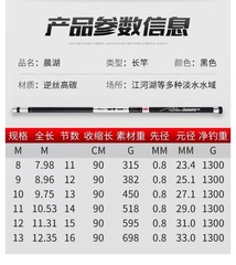 Guangwei Chenhu Universal 8-13 meter Fishing Rod Big Gun Rod