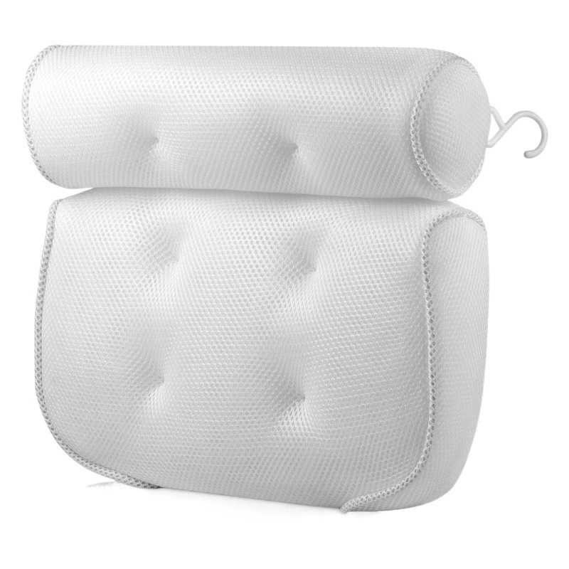 В наличии поставка для ванной комнаты присоска подушка для ванны Spa подушка для ванны 3D сетка подушка для ванны машинная стирка