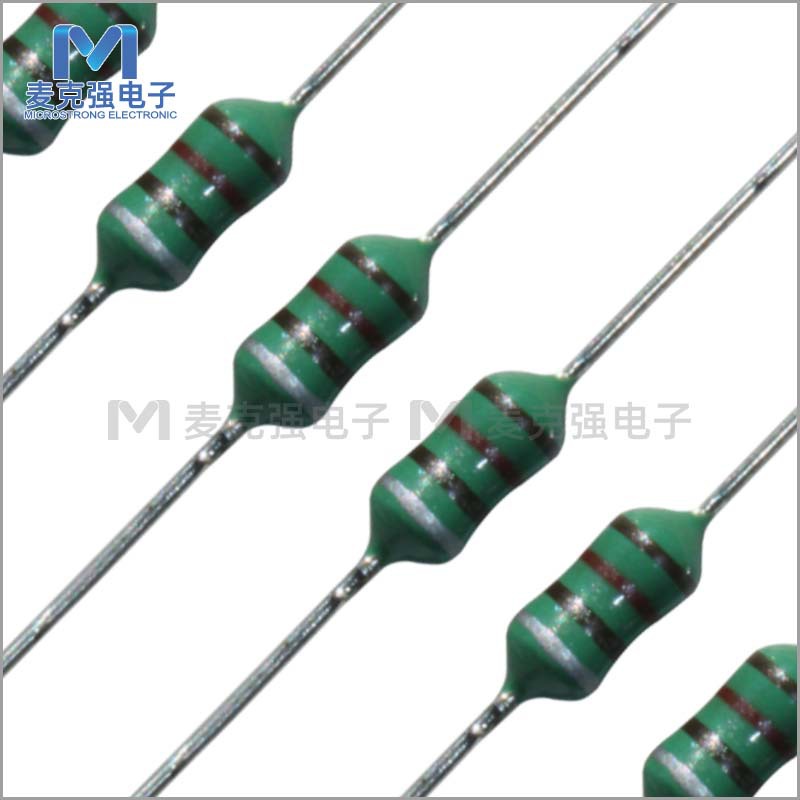 编带色环电感AL0307-121K 0307 120UH 1/4W 10%色码电感 棕红棕银